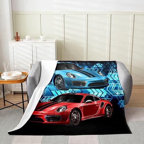 Vista 147 de Manta de cama de arte abstracto Grunge para niños, color verde azulado y naranja, manta de forro polar desordenada con pintura de óxido, manta Multi