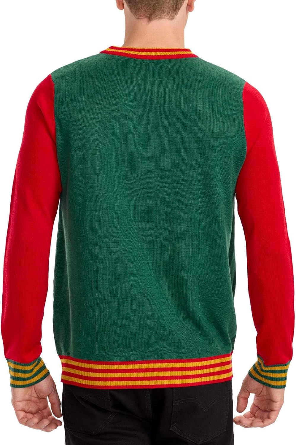 Tipsy Elves Light Up Ugly Christmas Sweaters for Men - Funny Holiday Pullover with LED Lights for Winter Gatherings - Image 5