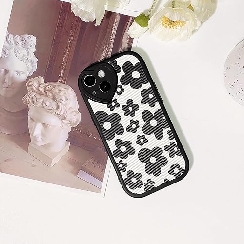 Miniatura 4 de Lovmooful Funda compatible con iPhone 13, diseño floral con lente de amor, protector de parachoques para niñas y mujeres, TPU suave a prueba de