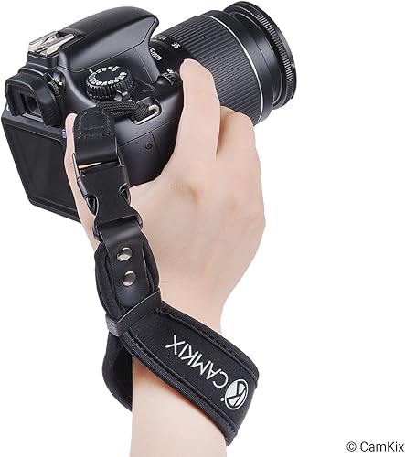 Miniatura 2 de Correas de muñeca para cámaras réflex digitales y compactas, paquete de 3, extra fuertes y duraderas, cómoda pulsera de neopreno, ajuste ajustable,