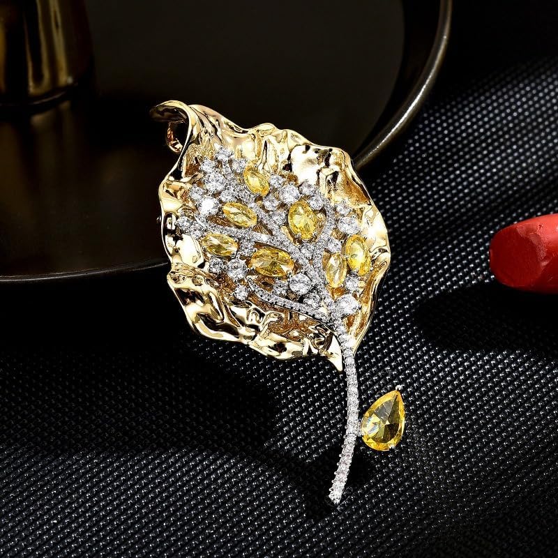 Gold Elegant Brooches and Pins for Women Fashion, Beautiful Vintage Pearl Brooches for Women Clothing Dress (08)