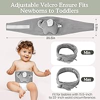 Vista 5 de Alivio de los cólicos y gases del bebé, envoltura térmica para aliviar el vientre de los recién nacidos al calmar el calor, almohadilla térmica