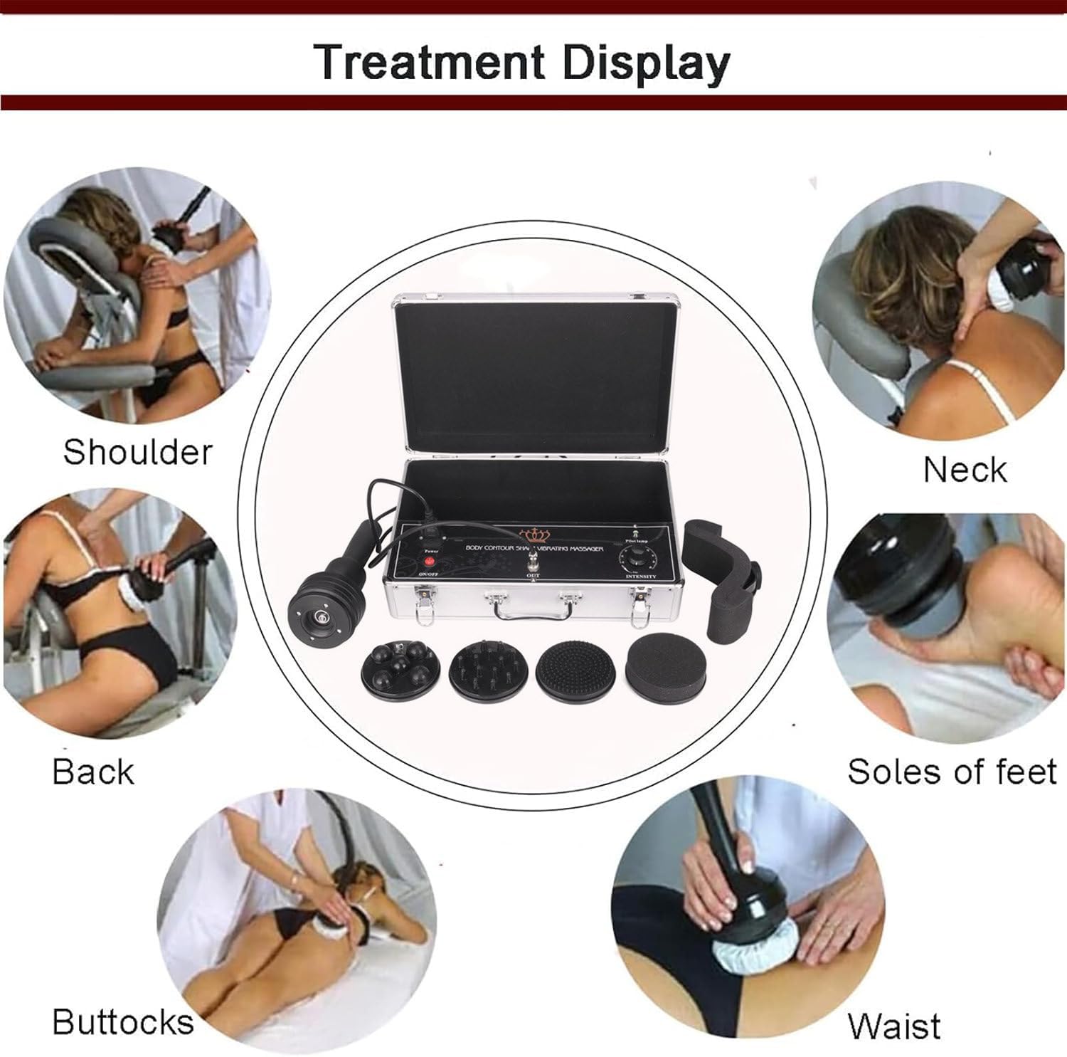 High Frequency G5 Elektryczny Full Body Shaper, Walizka Typu Wibracyjny Masażer Tłuszczu, Maszyna Do Pielęgnacji Ciała, Do Salonu Kosmetycznego Pielęgnacja Ciała w Domu