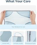 Bagsmart Compression Packing Cubes, Travel Bag Cruise Ship Essentials, 01-Light Blue, 6 Set | Lightweight, Compressible Suitcase Organizer Set fit Standard Carry-On & Checked Luggage, 6 Set, 14 Set Washable Packing Bags