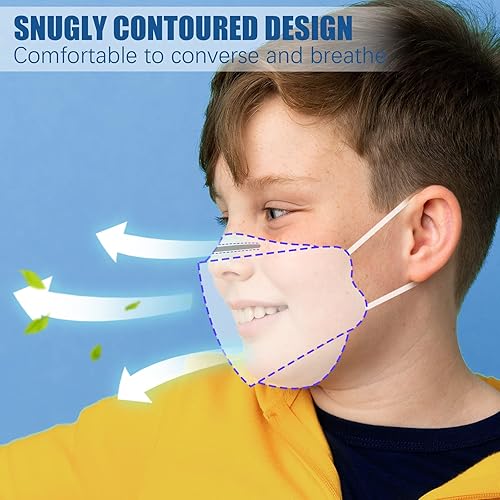 Miniatura 4 de NiHealth 50 PCS máscaras faciales desechables KF94 para niños