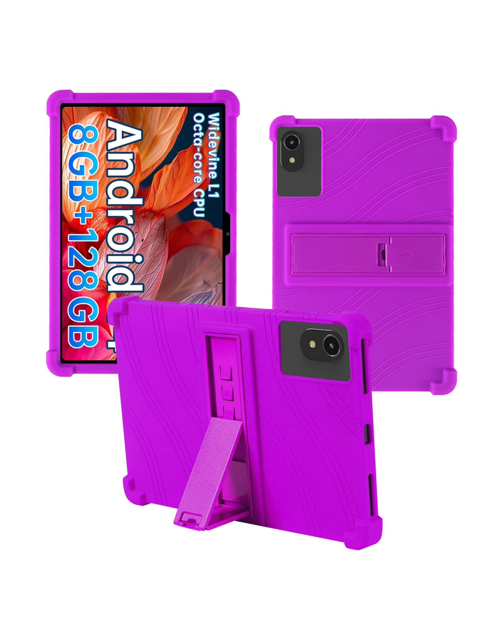 Case for ApoloSign EP1095T Tab 11 Android 14 Tablet 11 Inch ，Shock Proof Lightweight Stand Rubber Shell Protective Cover,Kids Friendly Soft Silicone