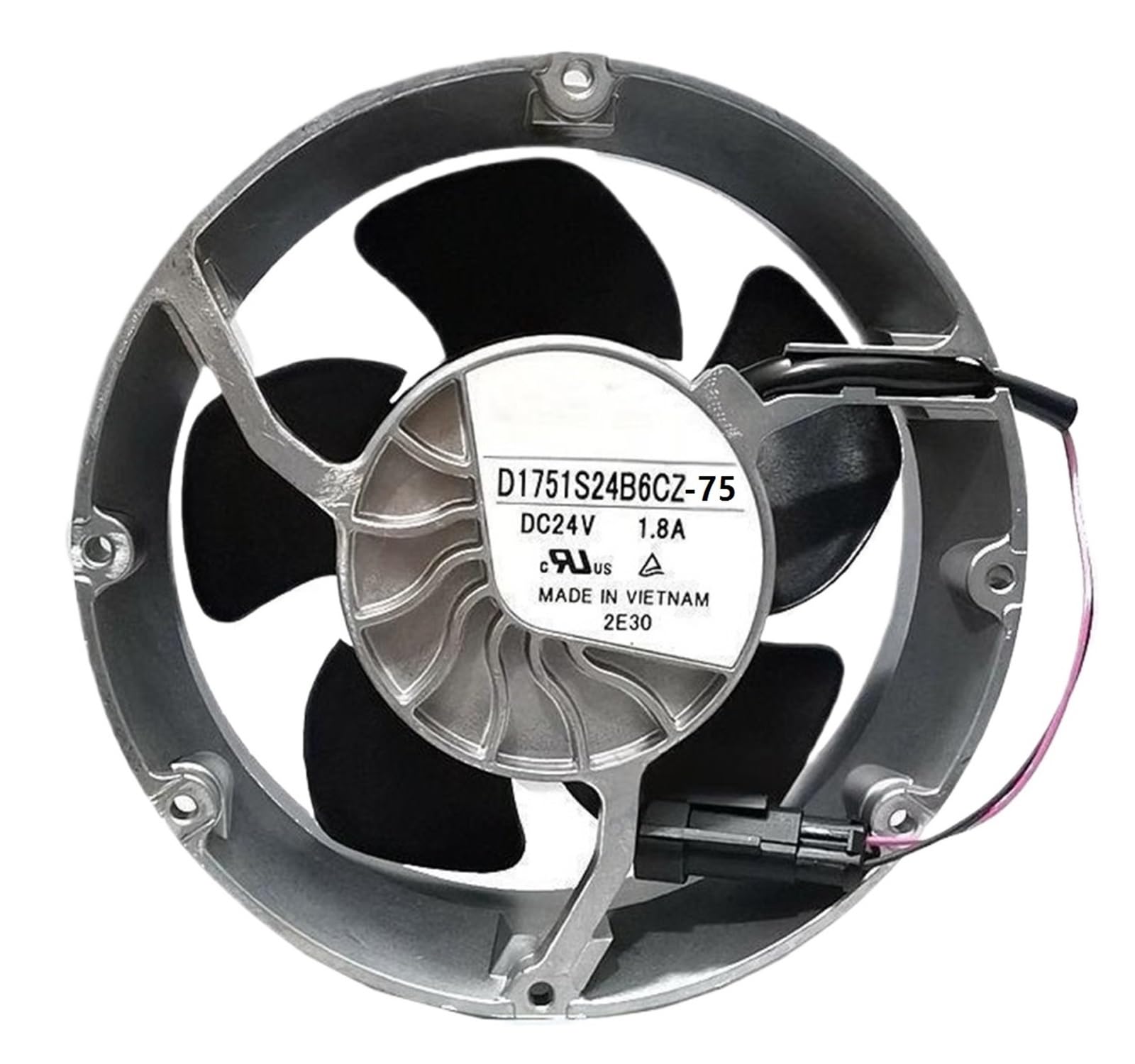 Ventilateur de refroidissement D1751S24B6CZ-75 extracteur d'air 24V pour PC et serveur