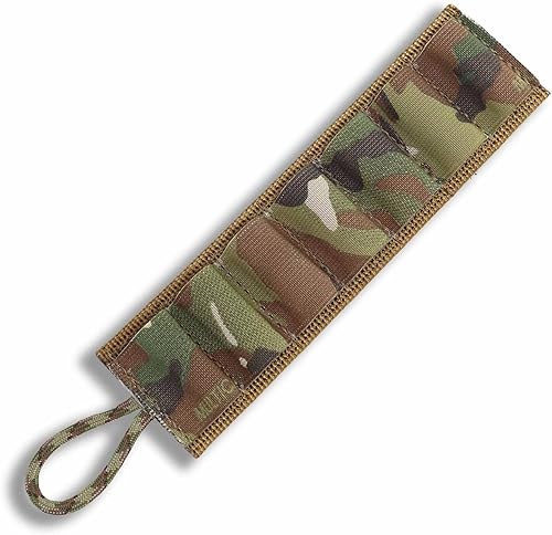 Miniatura 5 de Esstac 7 tarjetas de transporte redondas de escopeta para calibre 12 con respaldo de gancho y bucle