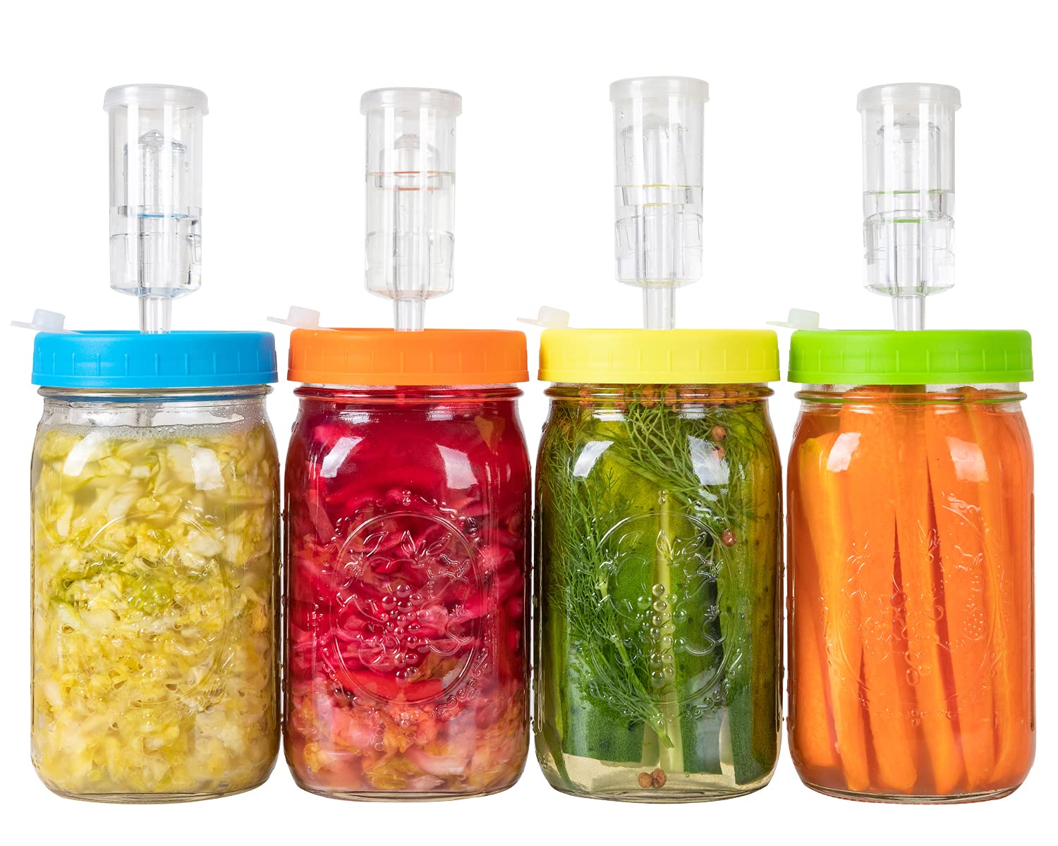 Buy Jillmo Fermentation Kit, Plastic Fermenter Lid with Airlock for