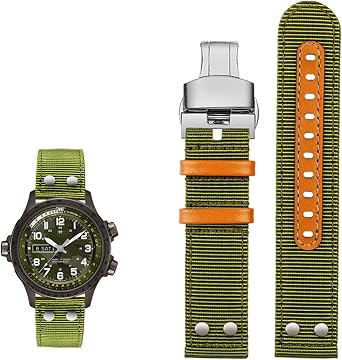 For Hamilton Khaki aviation Watch H77616533 H70615733 Watch Strap Men WatchBand Beyond wind speed series nylon canvas 20mm 22mm