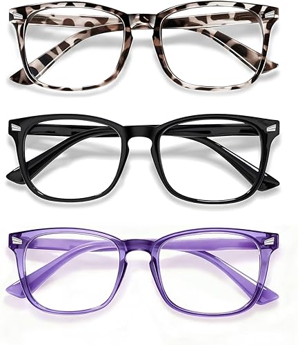 Miniatura 20 de CHEERS DEVICES Lentes de bloqueo de luz azul para niños, niñas y adolescentes, anteojos de computadora con marco irrompible y antirreflejos 1 Par