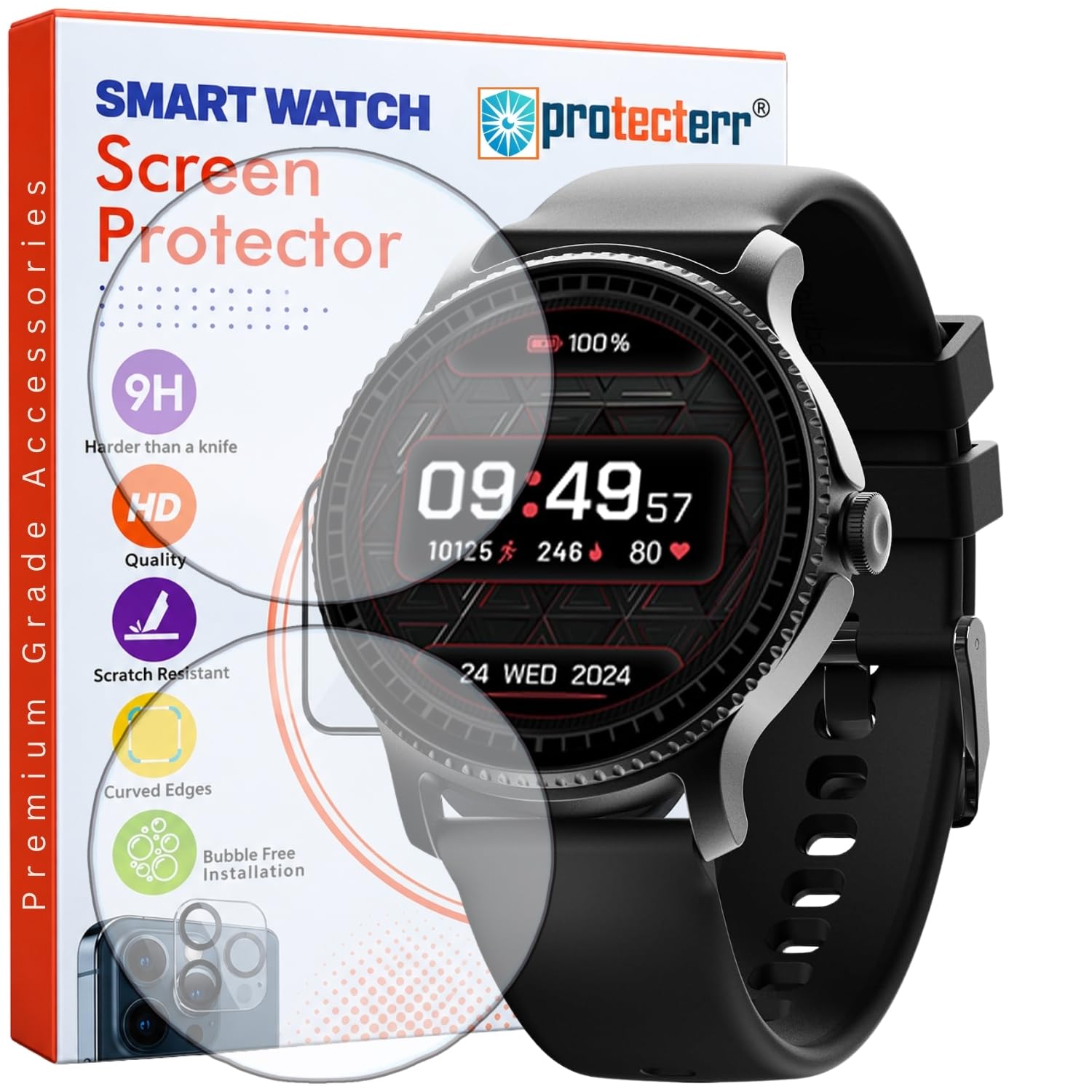 Garmin Forerunner 165 Screen Protector - 2 Pack -17