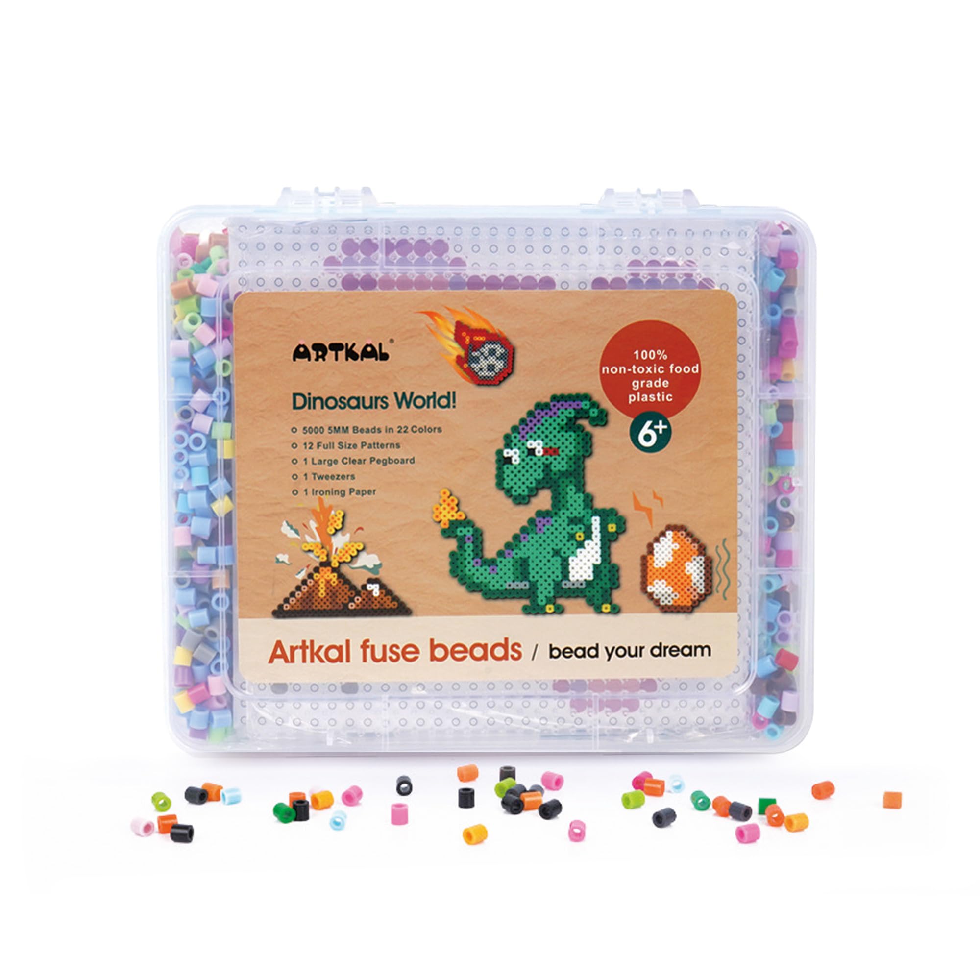 Amazon.co.jp: DINETTE アイロンビーズ パーラービーズ キット