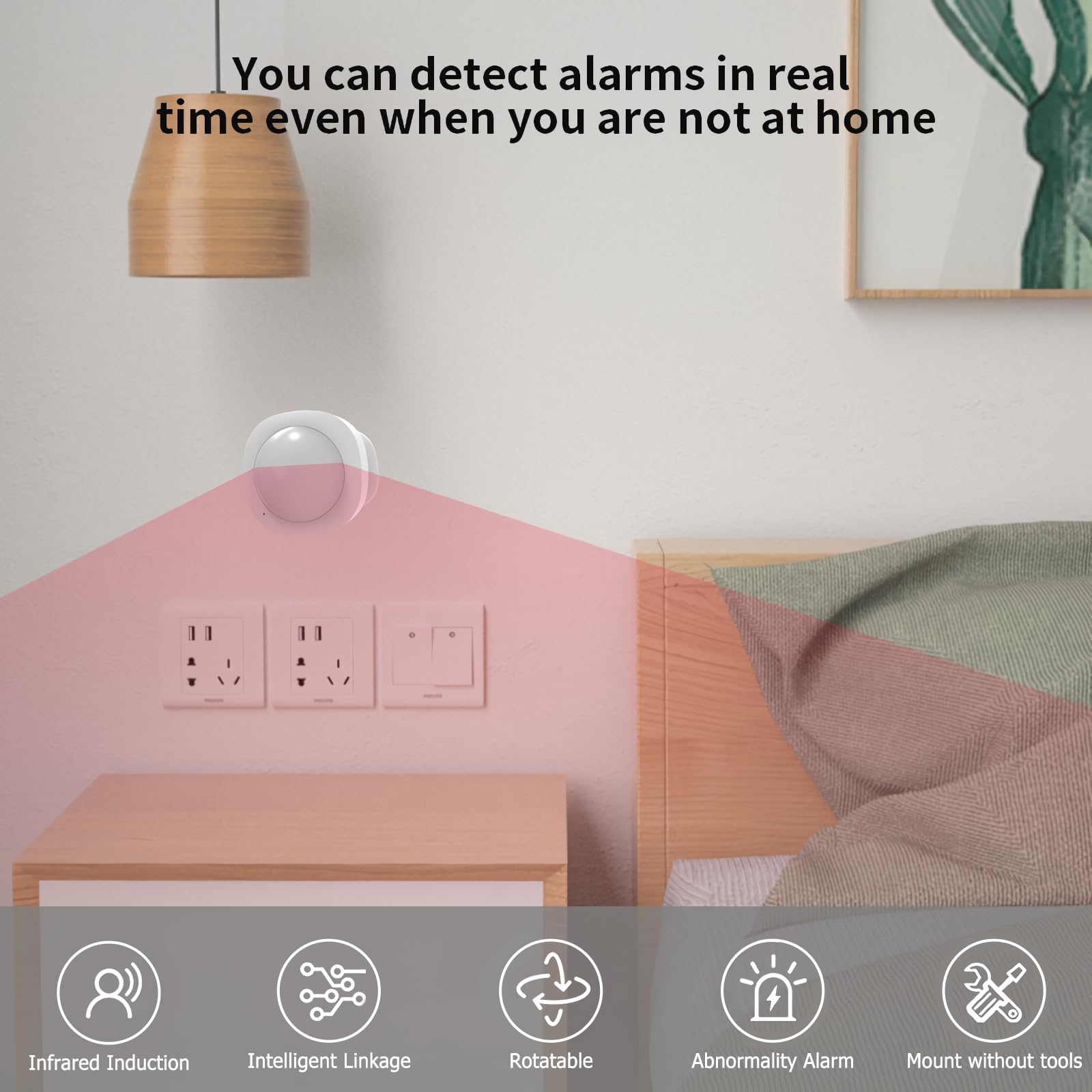 Zigbee 3.0 ludzki czujnik obecności, czujnik ruchu 360° PIR Bluetooth, radar mikrofalowy 2,4 GHz, wymaga koncentratora Zigbee, kompatybilny z Alexa, Smart Life, Tuya, Intelligence Inside