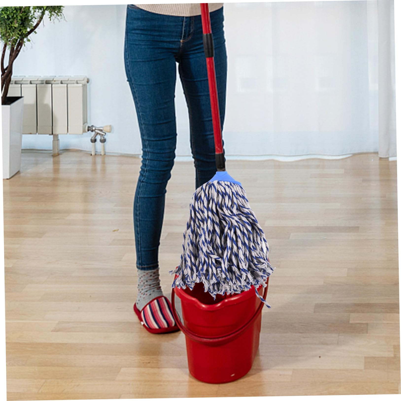 3 Piezas Cabezal de Mopa de Repuesto para Fregona Mop de Absorción de Agua Accesorio de Limpieza Práctico para Hogar Recambio de Reutilizable para Eliminación de Manchas