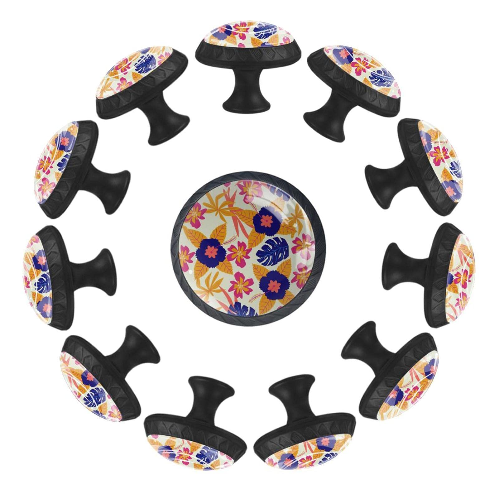 Bouton de tiroir motif floral pour décorer la crèche et la salle de jeux enfant