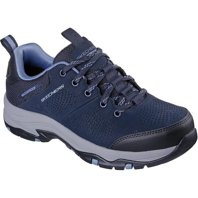 Skechers Trego Trail Destiny Womens Navy Grey Hiking Boots