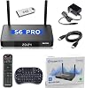2025 New S6-PRO Bundle Box Edition with Remote Control Voice Command, Manual, USB Flash Drive, Keyboard, HD Cable