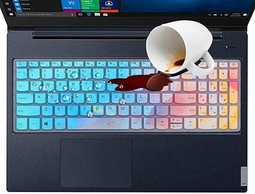 Vista 21 de MUBUY Funda de teclado para Lenovo IdeaPad 3 15 15.6 17.3 Lenovo Yoga C740 C940 15.6 Lenovo Ideapad 320 330 330s 340s 520 S540 720s 130 S145 L340