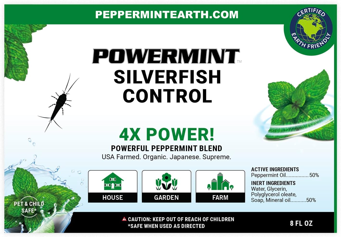 Peppermint Oil Silverfish 8 Oz - Image 2