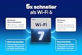 AVM FRITZ!Box 5690 Pro (Premium Wi-Fi 7 Router with Triband (2.4 GHz, 5 GHz, 6 GHz) up to 18.5 Gbps, for Fibre Optic and DSL Ports, Wi-Fi Mesh, DECT Base, German Version) - 5