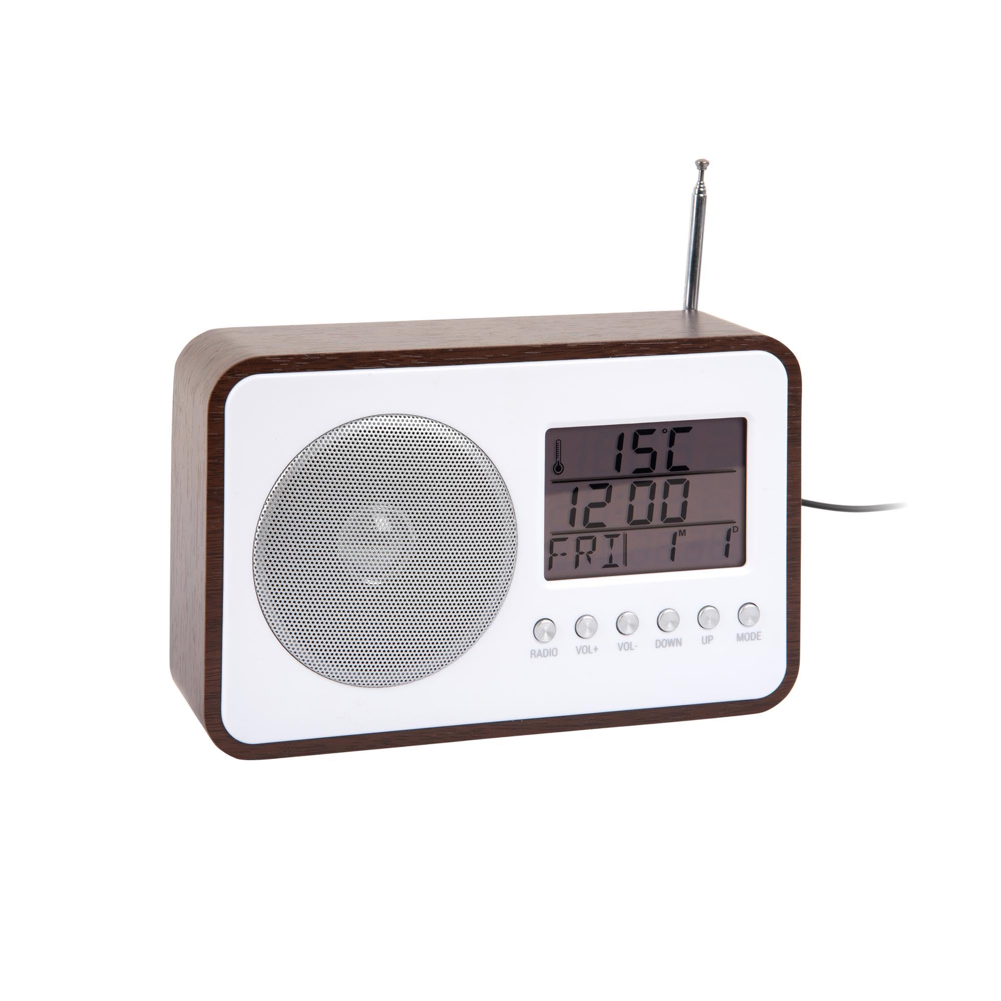 Karlsson - Reloj despertador con radio FM retro