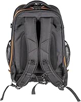 Vista 6 de La mochila Klein Tools 62805BPTECH Tradesman Pro Extra-Large Tech Tool Backpack con 28 bolsillos, bolsa para herramientas para laptop con fondo