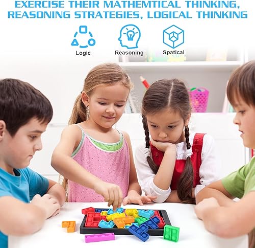 Miniatura 3 de Ainiv Juego de rompecabezas para ansiedad, juguete de rompecabezas de silicona, rompecabezas de silicona, rompecabezas de bloques de construcción,