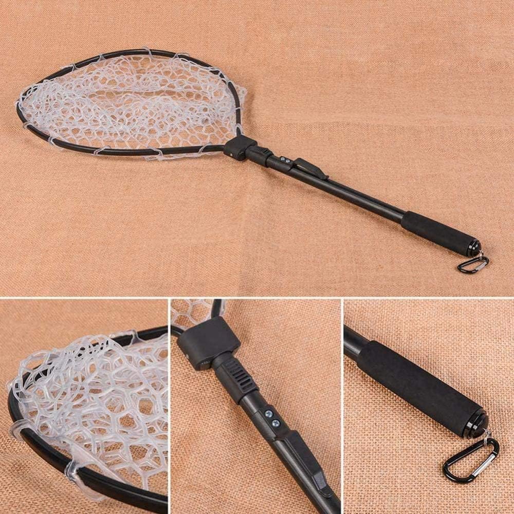 Fishing Net Landing Net Fishing Fishing Accessories Fishing Bags Fishing Net Goma Net - Spinning Landing Net - Foldable Telescopic