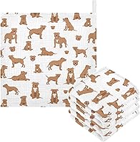 Vista 46 de vvfelixl Toallas de algodón para bebé, Golden Retriever, toalla de baño unisex para cachorros, toallas de cara para recién nacidos, toallitas