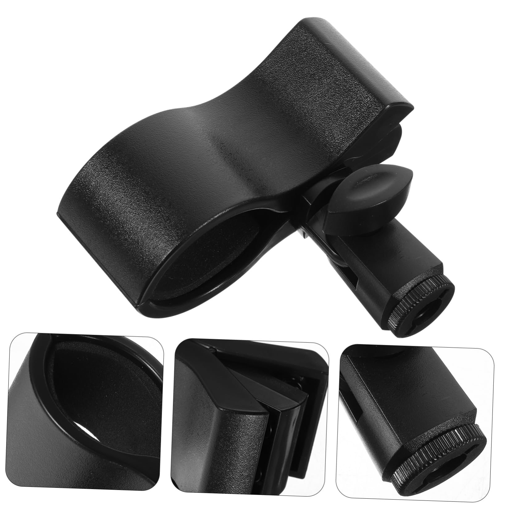 Abaodam 5 Stück Ständer Clip Und Armaturen Desktop Mikrofon Universal Adapter Clip Mikrofon Clips Halter Clip Mikrofonhalterung Handmikrofon Clip Abs