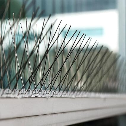 Losa 12x Wall Spike Anti-Bird Pigeon Repeller Deterrent Window Perch Garden