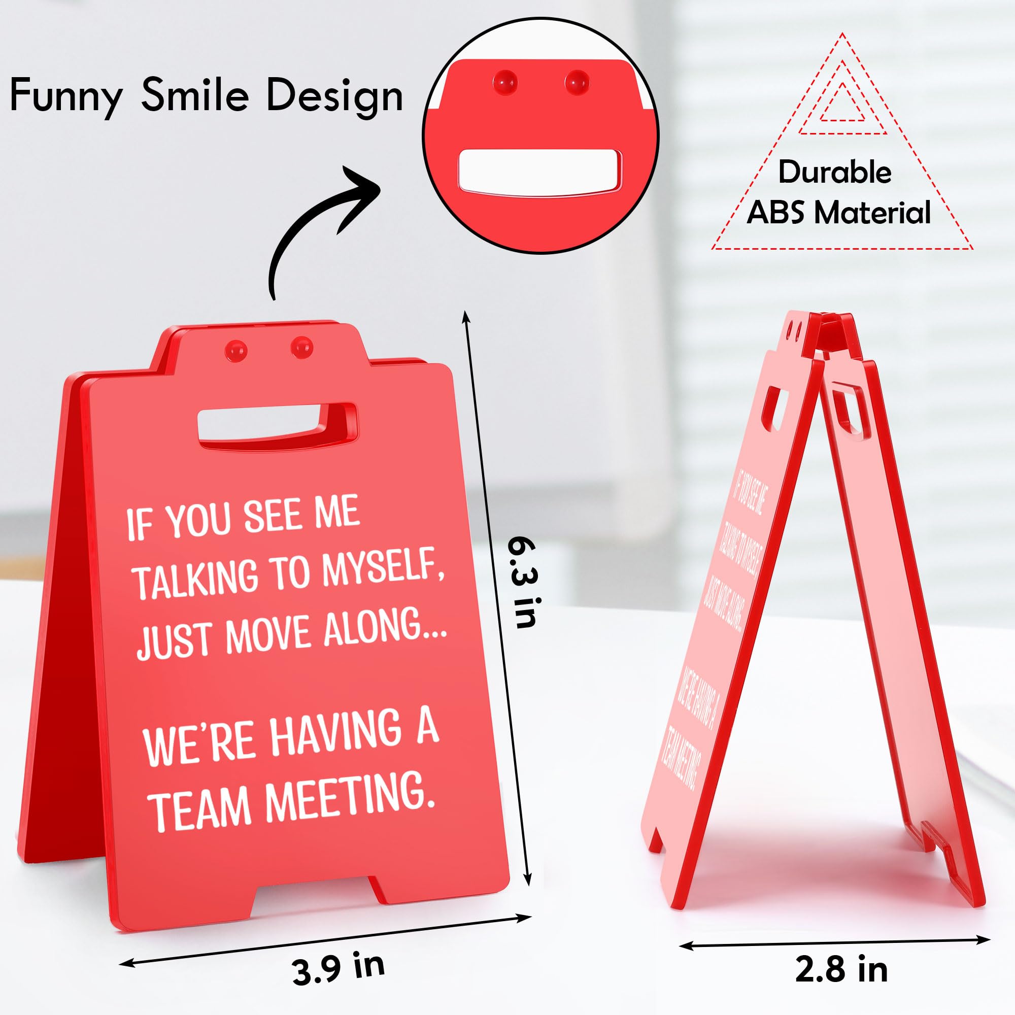 Snapklik.com : Funny Office Humor Decor Red Plastic Rectangular Retro ...