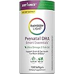 Rainbow Light Prenatal DHA Vitamins for Women | 180 Softgels | Ultra Omega 3 Fish Oil (EPA & DHA) | Supports Brain & Eye Health for Mom and Baby | for Pregnancy & Nursing