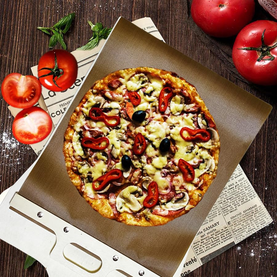 Pelle à Pizza Coulissante Antiadhésive - Pelle Magique Avec Poignée Pour Transfert Facile