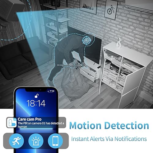 Miniatura 5 de Mini cámara de seguridad, cámara de niñera para el hogar, cámaras interiores y exteriores, cámara 4K Ultra HD WiFi y SD, almacenamiento en la nube