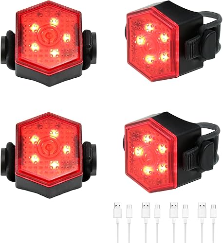 Luz LED de seguridad, luces de correr para corredores, luces traseras de bicicleta LED con clip para perros, luz para caminar por la noche, trotar,