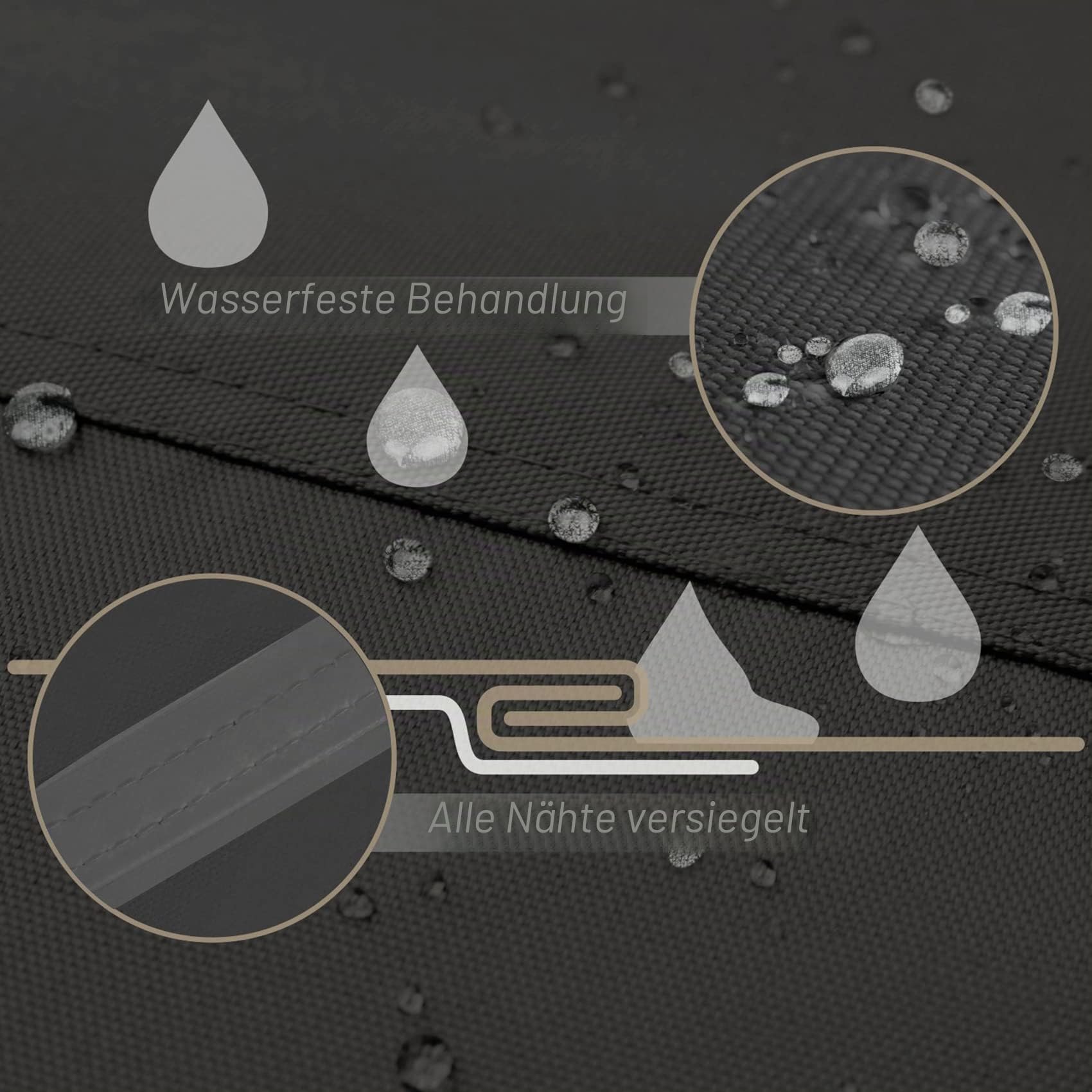 Porch Shield 63-65 Zoll Outdoor TV-Abdeckung, universeller wetterfester Schutz für LCD-, LED-, Plasma-Flachbildschirm, kompatibel mit Wandhalterungen und Ständern (Schwarz)