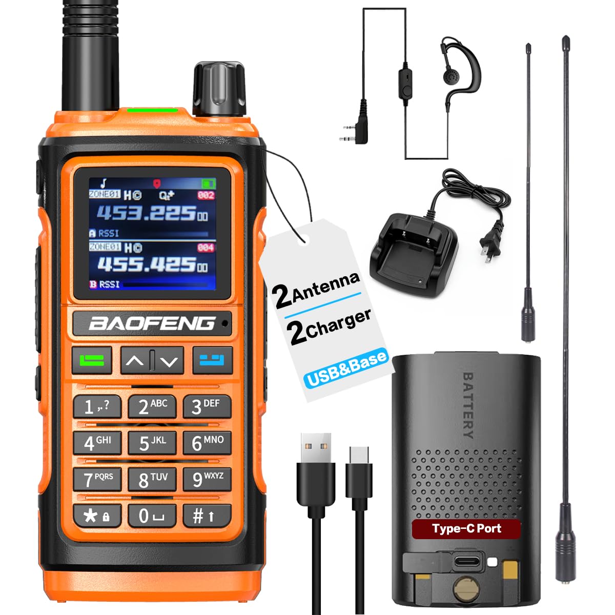広帯域受信機　 BAOFENG UV-5RHPROMAXデュアルバンド 広帯域受信機 BAOFENG UV-5RHPROMAXデュアルバンド