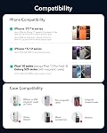 ESR OmniLock Qi2.2 25W MagSafe Chargeur de montage de voiture CryoBoost, Refroidissement du téléphone sans fil MagSafe Chargeur de voiture, 360° Rotationnable, Air Chargeur magnétique de voiture pour iPhone 17/16 avec iOS 26, Galaxy S26