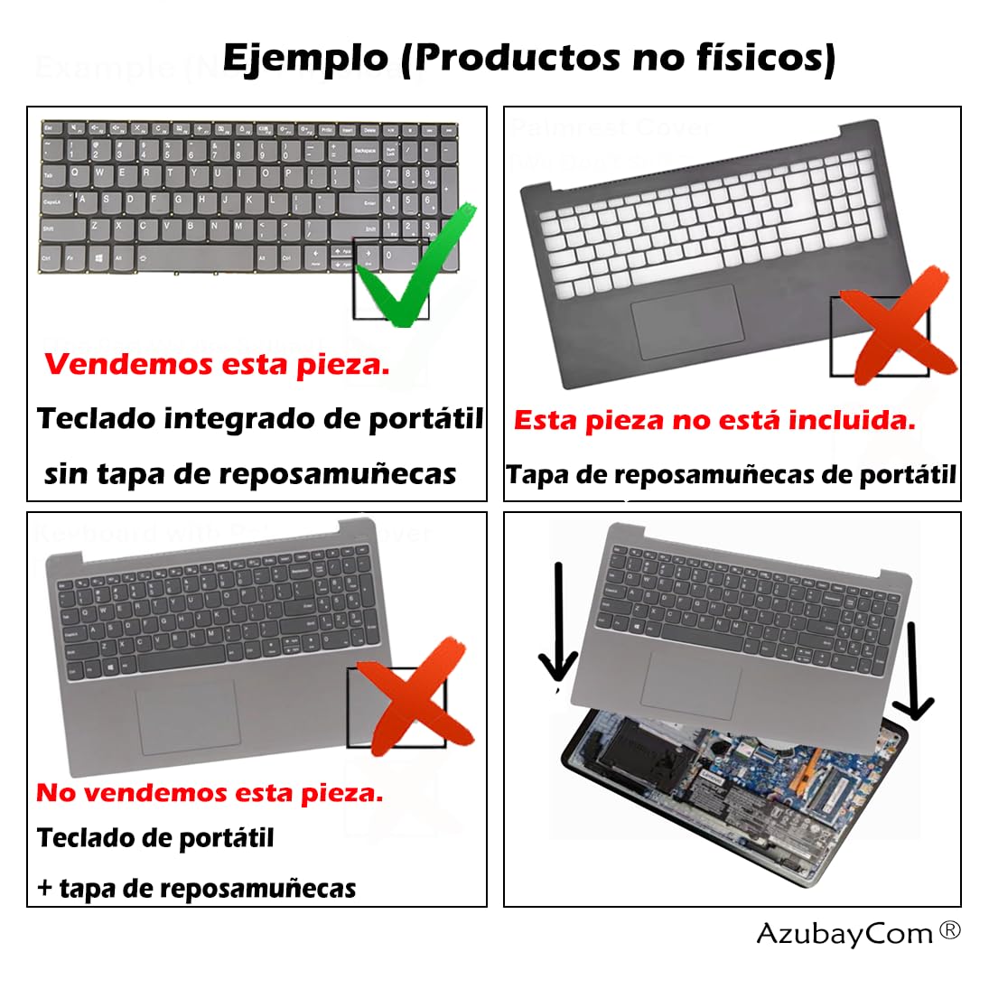 Amazon.com: Latin Spanish Keyboard for Dell Inspiron 3580 3581
