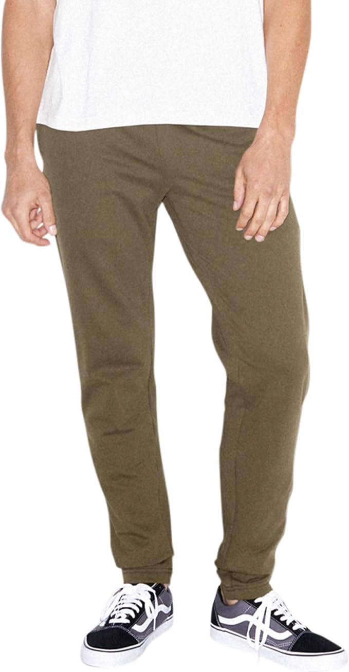 American Apparel California Fleece Slim Fit Jogger Pantaloni da Tuta Uomo :  Amazon.it: Abbigliamento