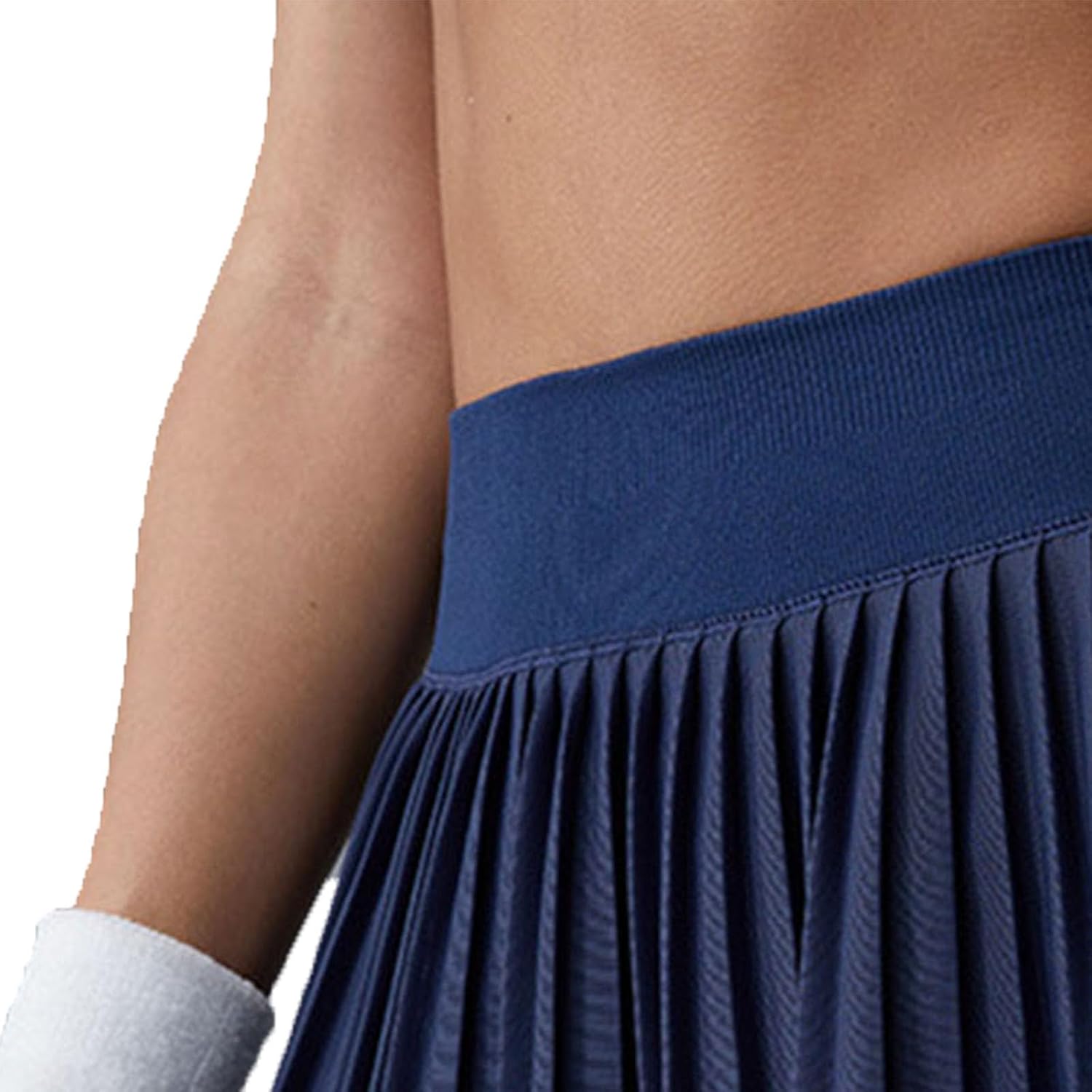 Womens Pleated Skirt High Waist Flowy Athletic Running Tennis Skort Vacation Casual Summer Mini Skirt for Daily Wear