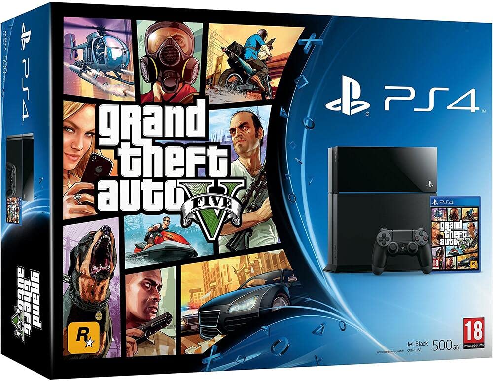 Console PS4 500 Go + GTA V - [Edizione: Francia]