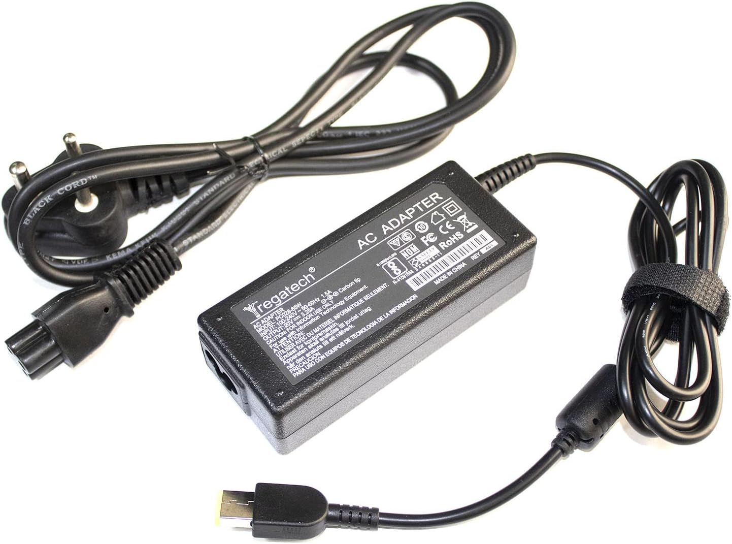 Regatech 65W Compatible for Leno Flex 3 80LX000EUS, Flex 3 80LX000GUS, Flex 3 80LX000JUS, Flex 3 80LX000KCF, Flex 3 80LX000MCF Laptop Power Adapter Battery Charger 20V 3.25A