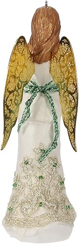 Miniatura 7 de Hallmark Adorno de recuerdo 2019 Año de Navidad con fecha de amor de ángeles