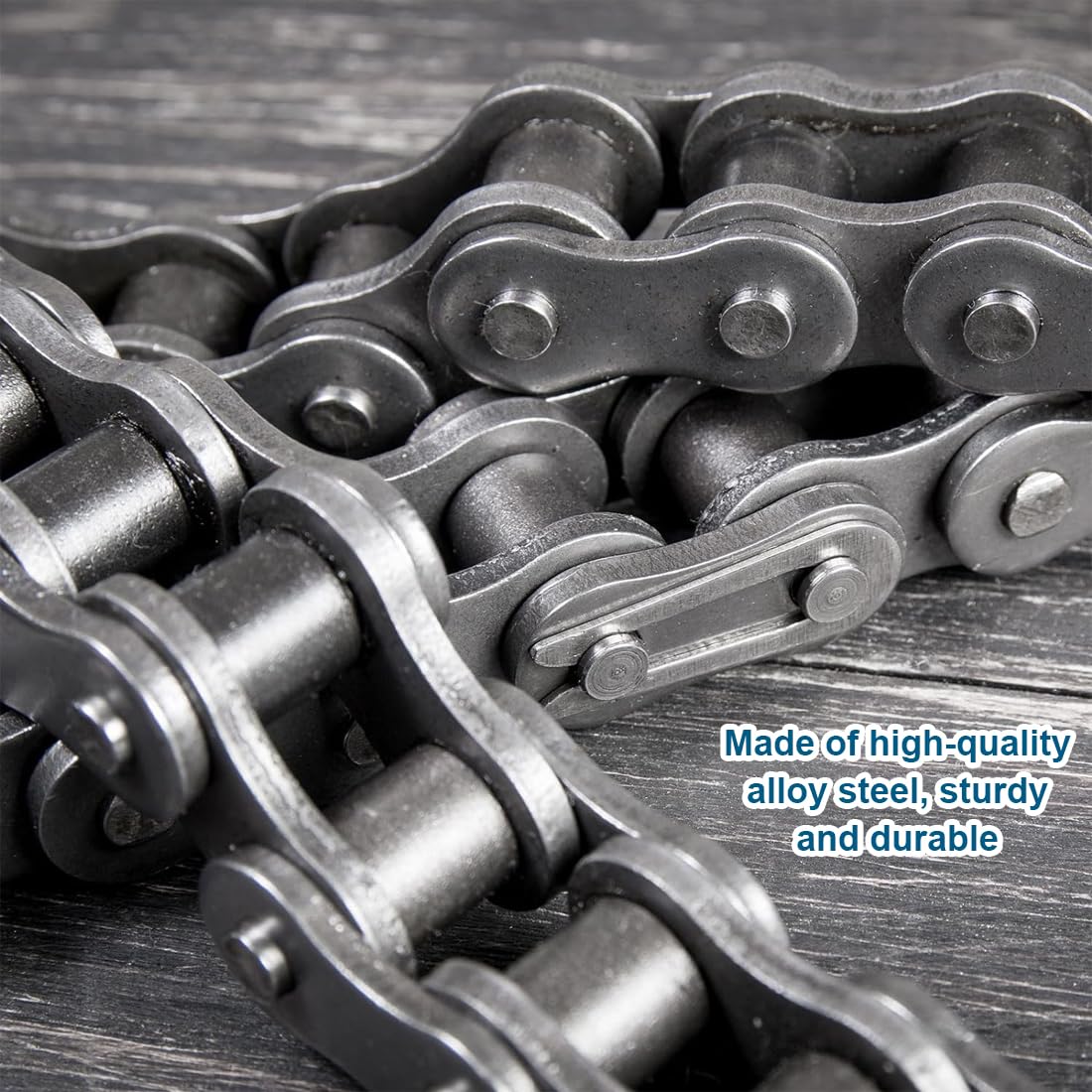 6pcs Master Links de Plata para Motocicleta ATV Quad 4 Wheeler Pocket Bike 50cc 70cc 90cc 110cc 125cc, 4uds Eslabones Principales de Cadena Aleación de Acero Robustos Eslabón Principal 428