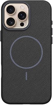 Leather Look 2.5mm Camera Protection Protrusion Protection Compatible with Coverzone Apple iPhone 15 Pro Max Silicone Case Black with Inner Velvet Surface Compatible with Cowboy MagSafe