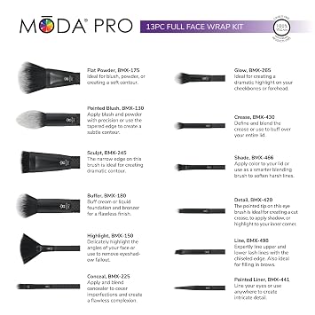 MODA PRO 13PC WRAP KIT Black