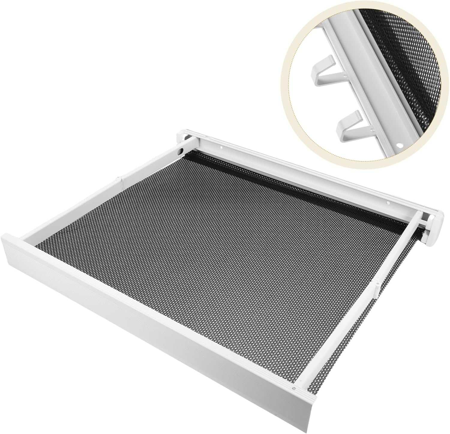 Collapsible Wall Mount Drying Rack Retractable Laundry Rack for Shoes Socks and Clothes